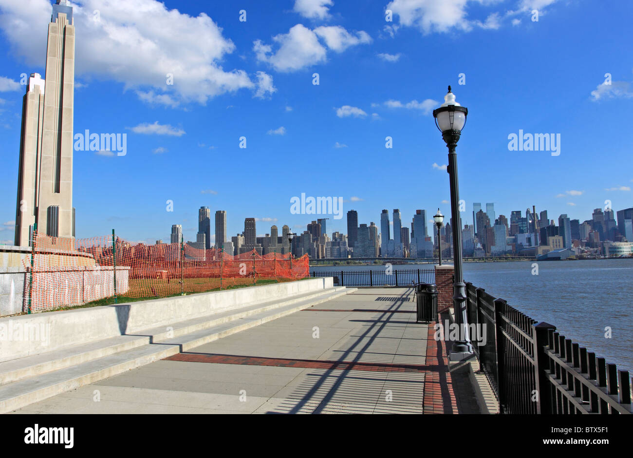 River Walk Plaza Port Imperial New Jersey across the Hudson River form