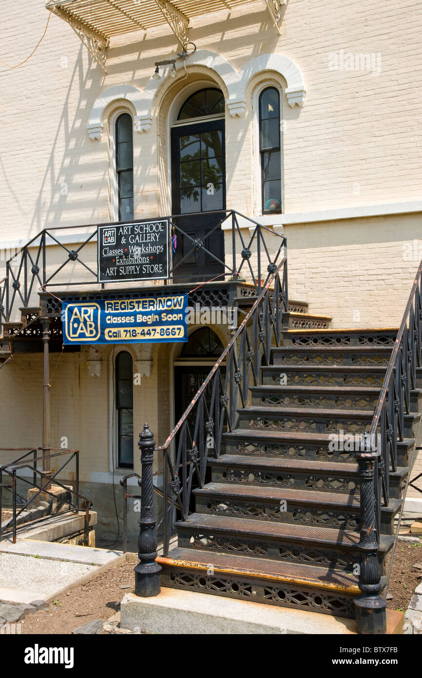 Snug Harbor Cultural Centre on Staten Island Stock Photo Alamy