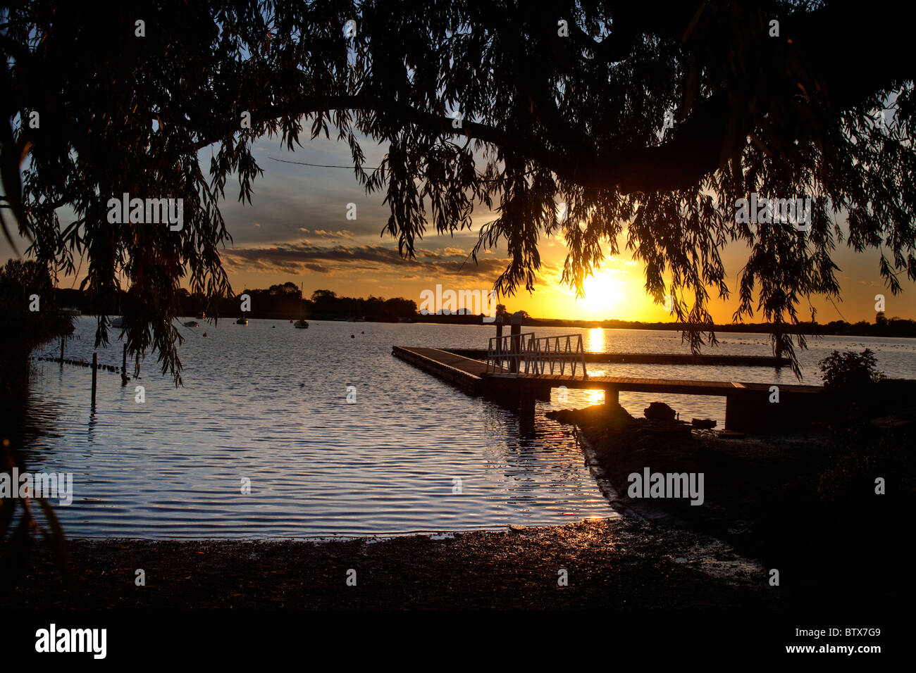 Oulton Broad Suffolk Norfolk Broads Stock Photo Alamy