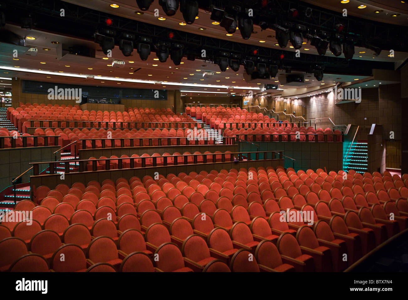 Azura ship playhouse theatre seating seats Stock Photo Alamy