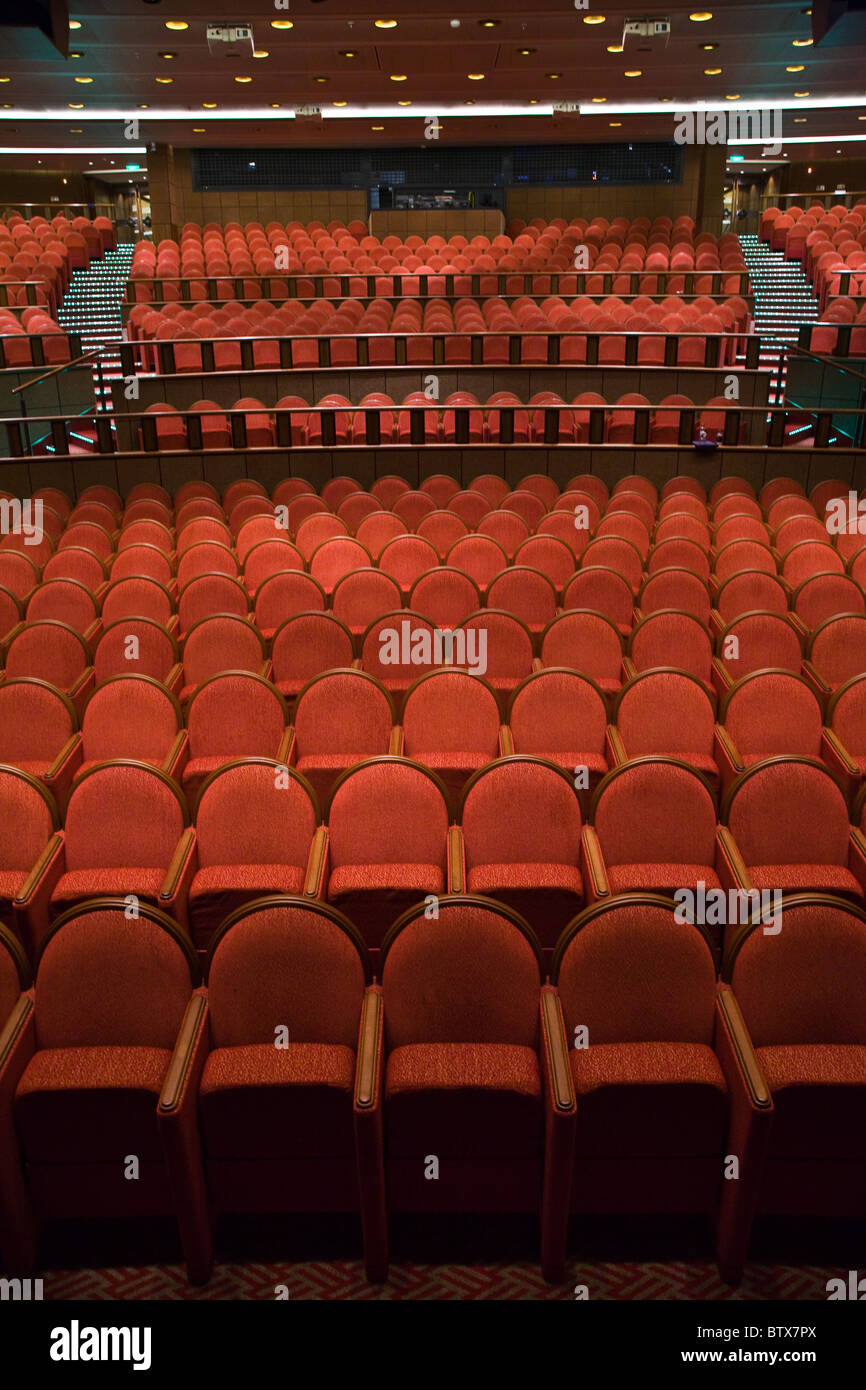 Azura ship playhouse theatre seating seats Stock Photo Alamy