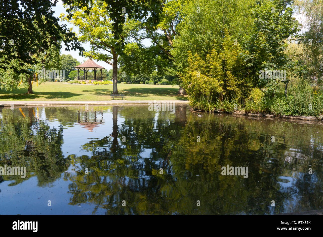 Collett Park Shepton Mallet Somerset England Stock Photo Alamy