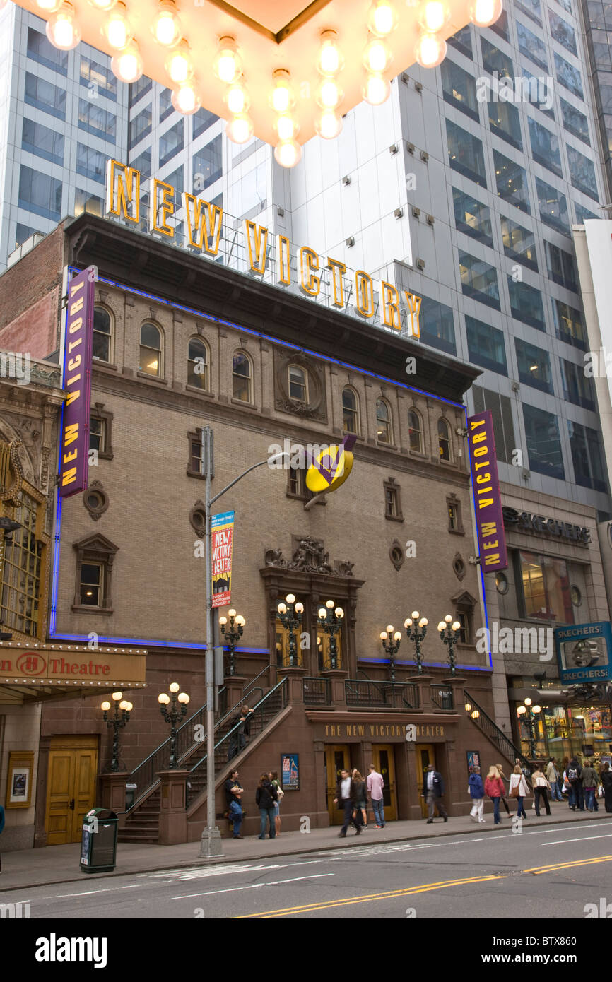 New Victory Theater in Times Square Stock Photo