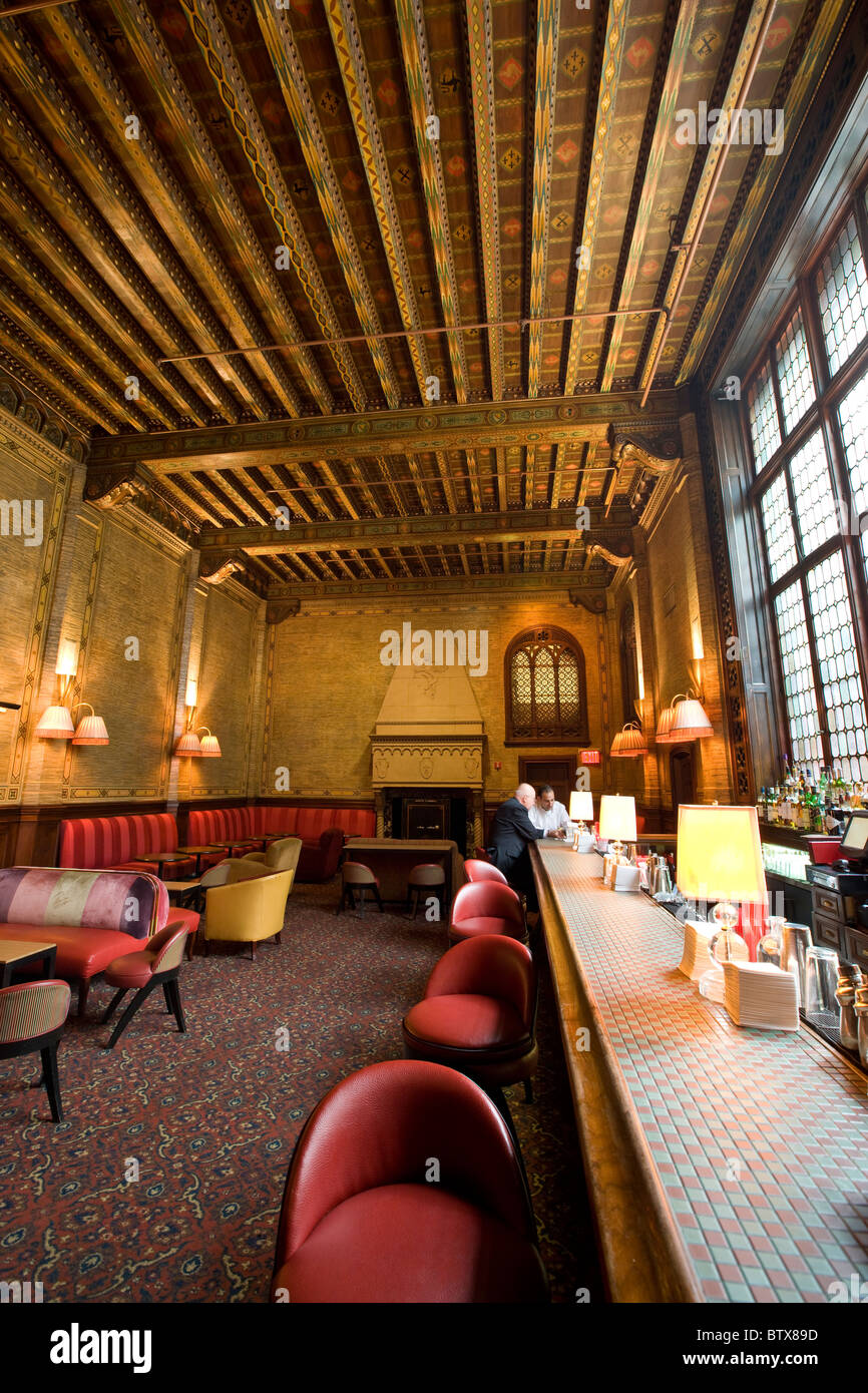 Campbell Apartment cocktail bar at Grand Central Station Stock Photo