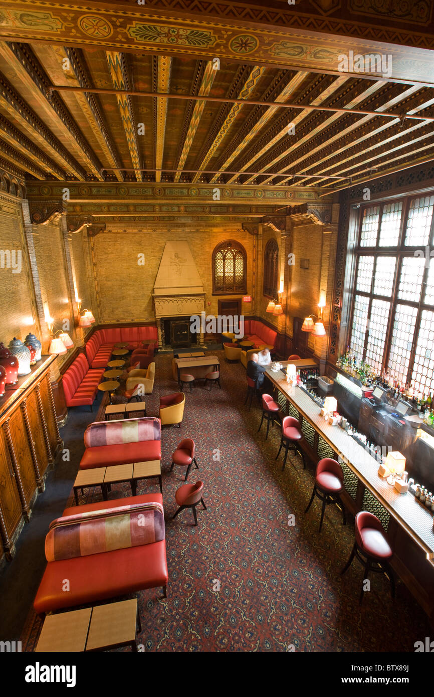 Campbell Apartment cocktail bar at Grand Central Station Stock Photo