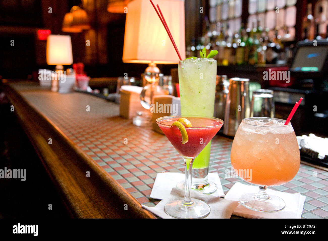 Campbell Apartment cocktail bar at Grand Central Station with a