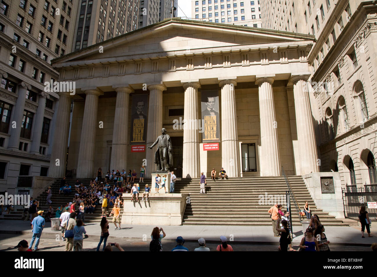 Federal Hall National Memorial Stock Photo