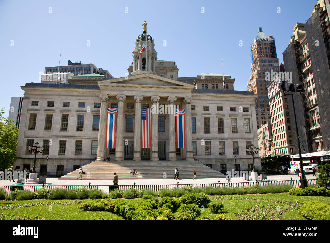 Brooklyn Borough Hall Stock Photo Alamy