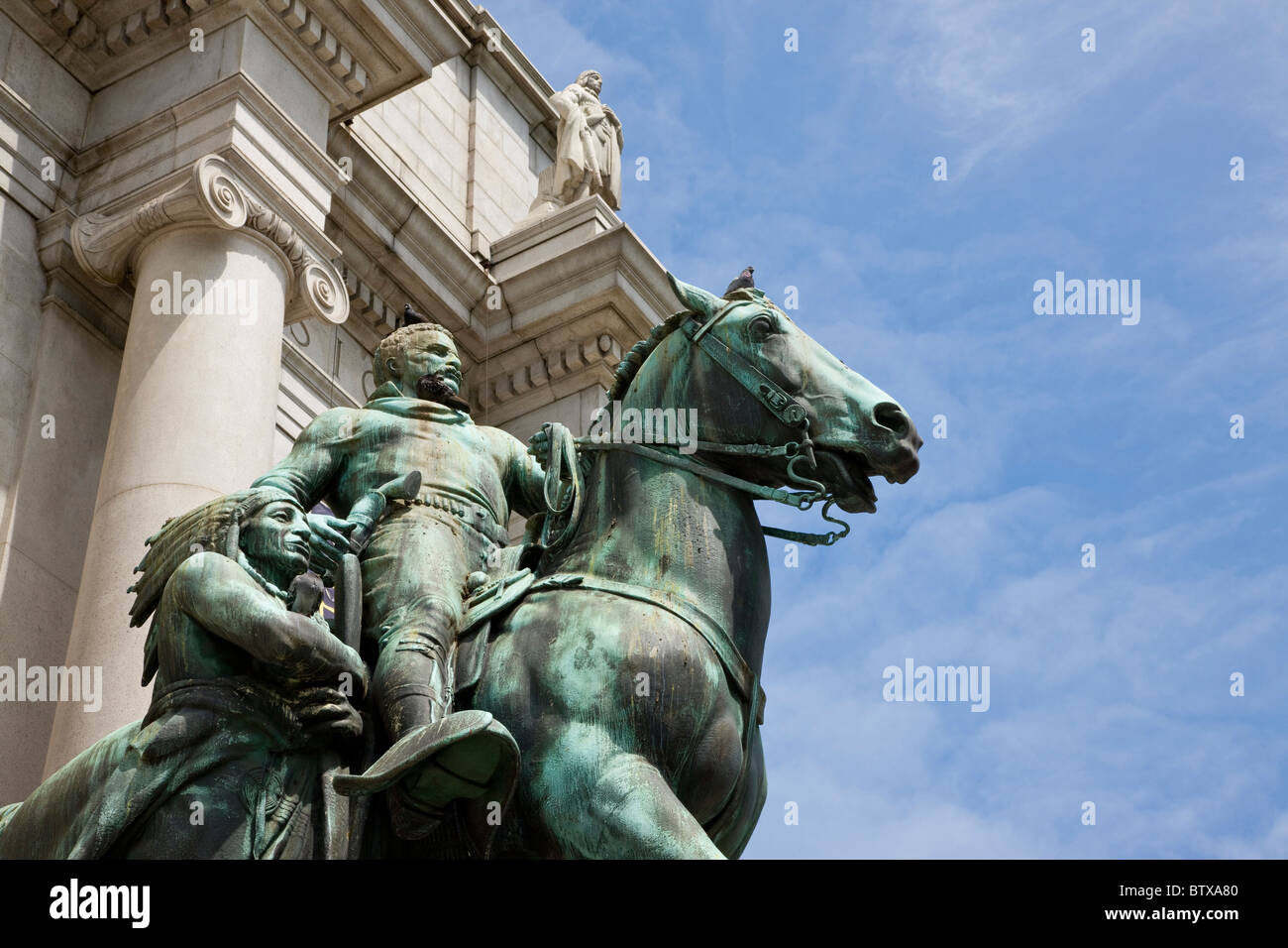 Bronze Statue of President Theodore Roosevelt outside the American ...