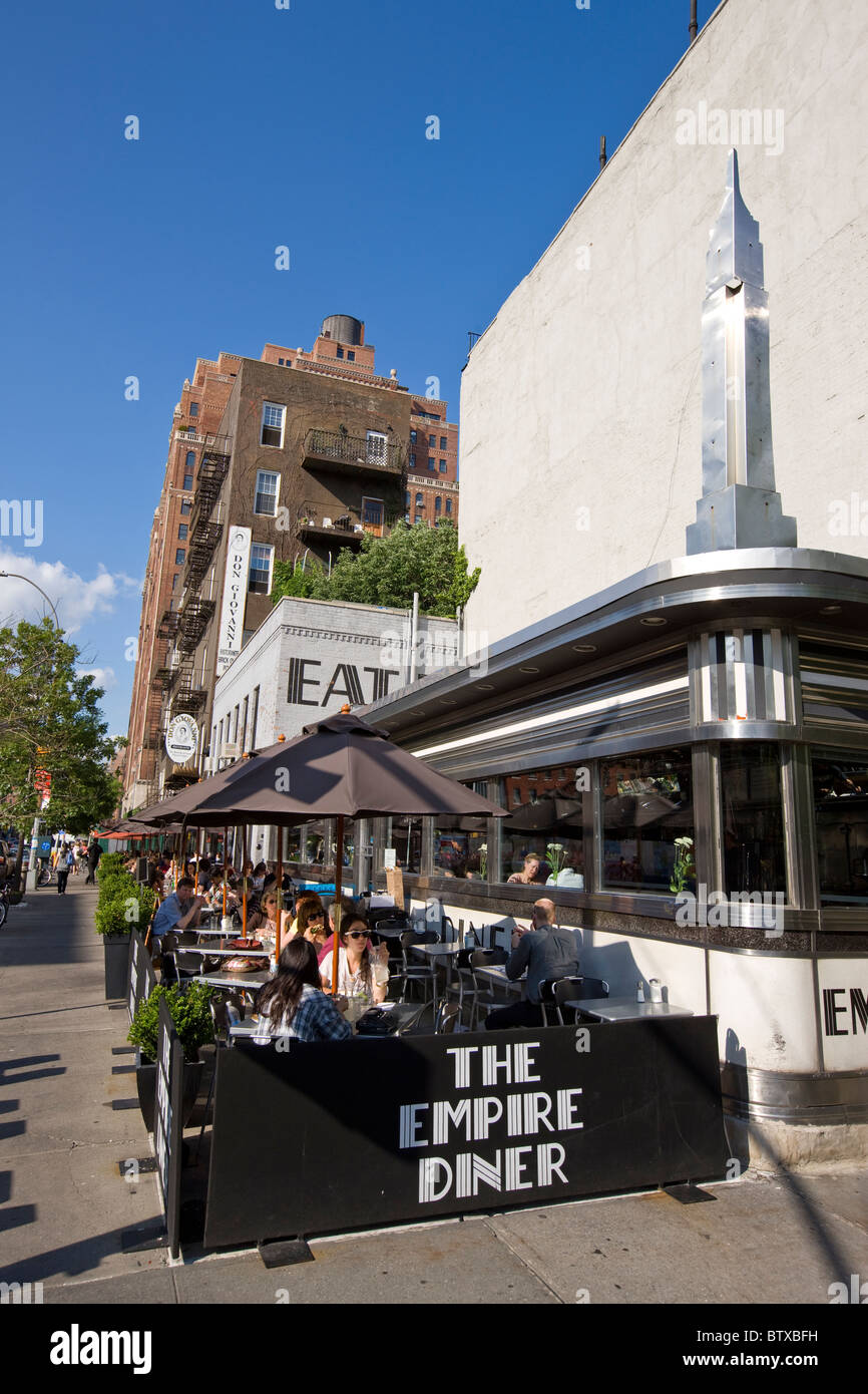 The Empire Diner in the Chelsea district Stock Photo