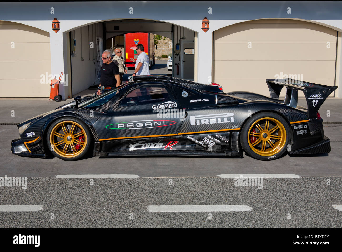 Pagani Zonda R, Guarnieri, Sports car, Track day at Ascari