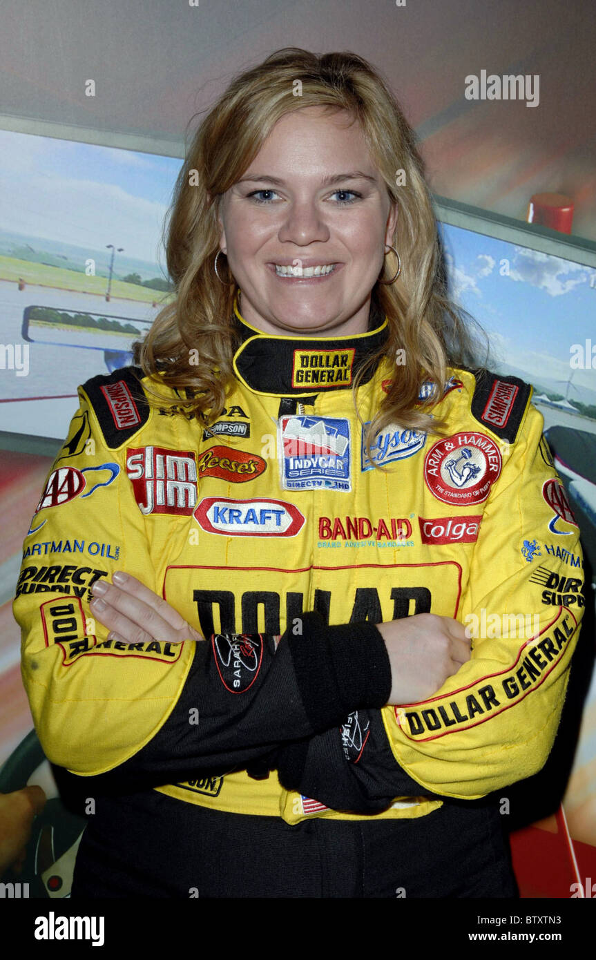 Sarah fisher race car driver hi-res stock photography and images - Alamy