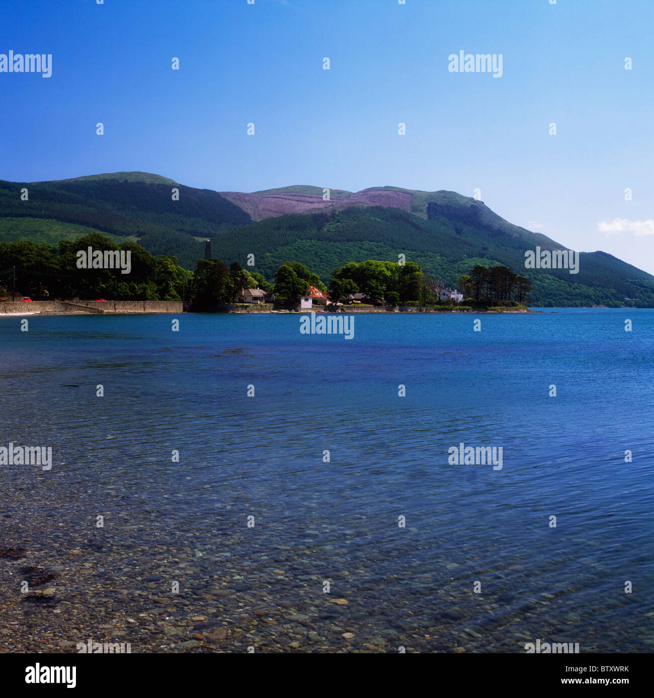 Mourne Mountains, Co Down, Ireland; From Warrenpoint With A View To