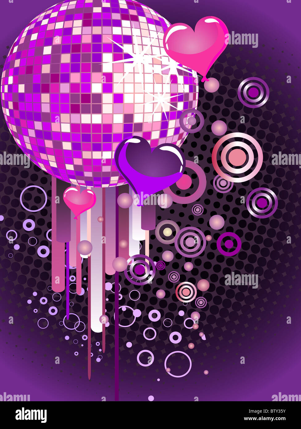 colorful mirror ball Stock Photo Alamy