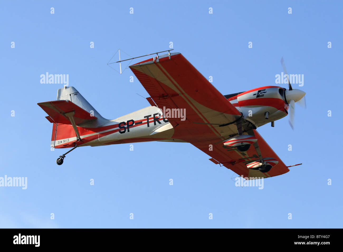 Czech sports and aerobatic aircraft Zlin 50 LS Stock Photo