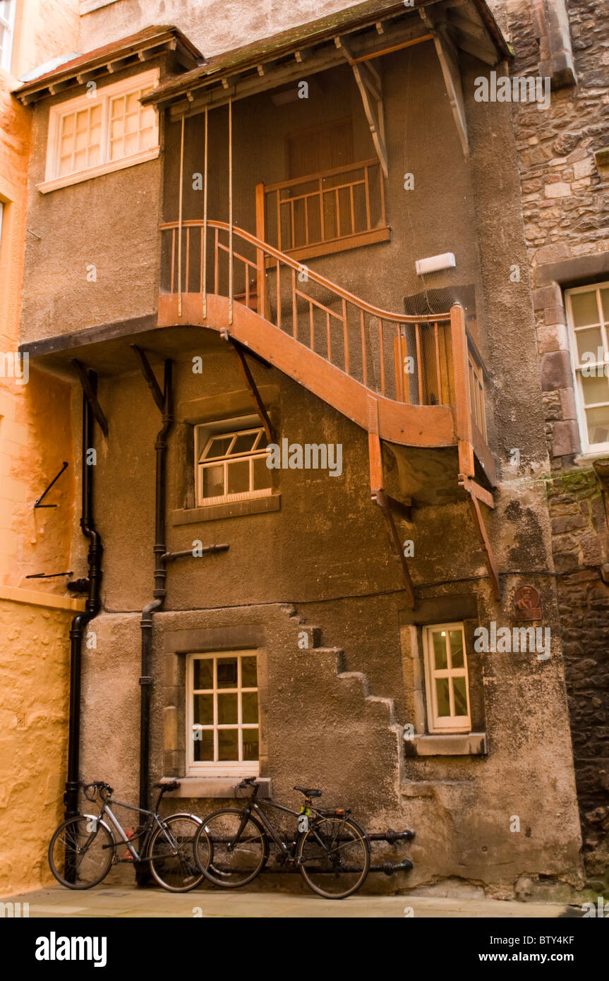 Riddles Court, on the Royal Mile, Edinburgh, Scotland, UK Stock Photo ...