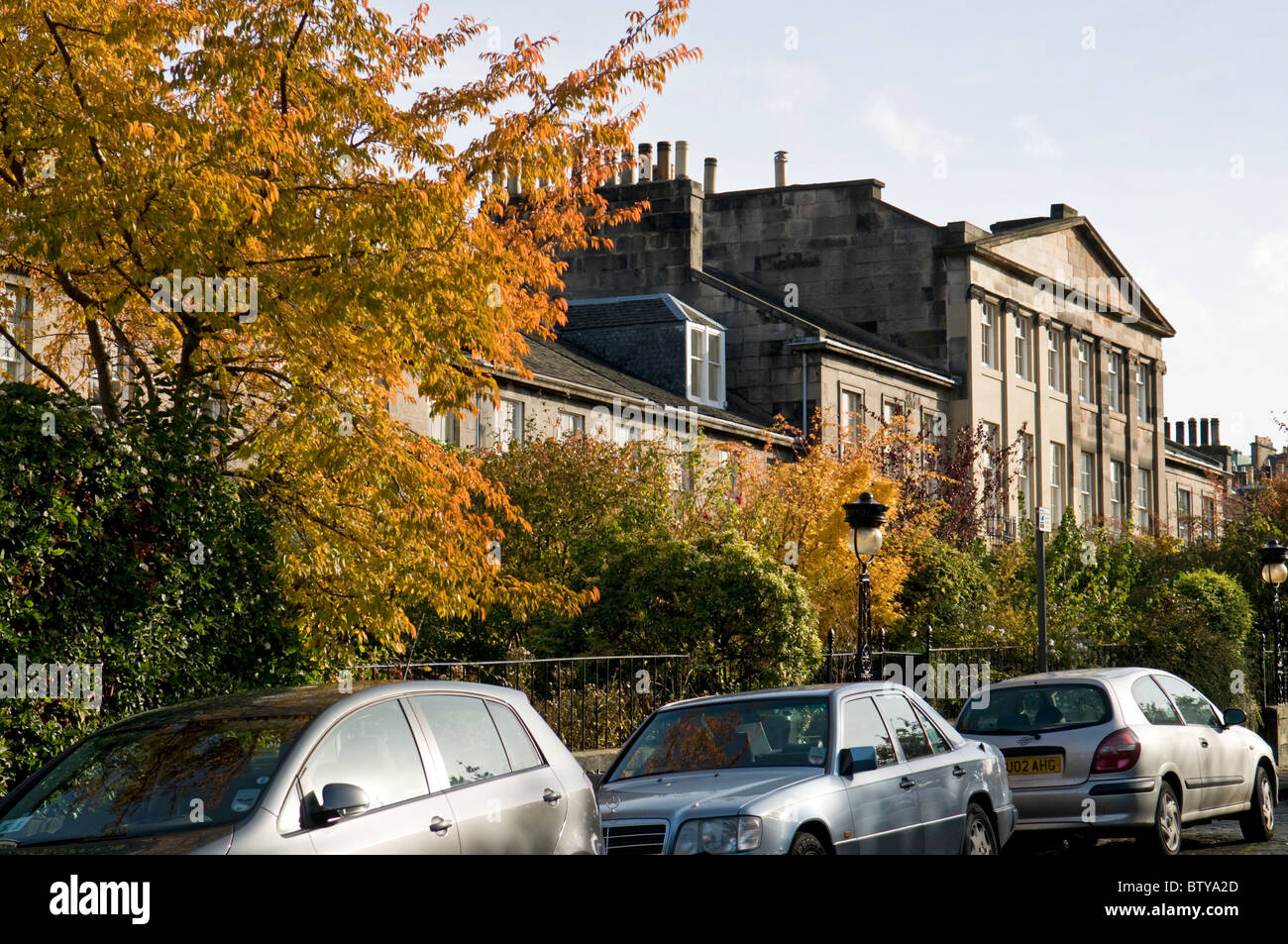 Upmarket residential property in Ann Street, Edinburgh Stock Photo Alamy