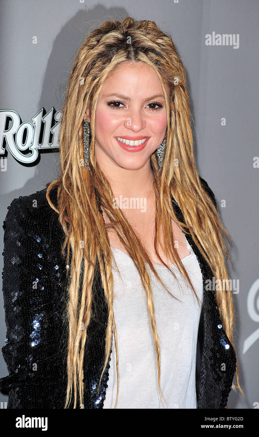 Shakira SHE WOLF Launch Party for Rolling Stone Cover Stock Photo - Alamy