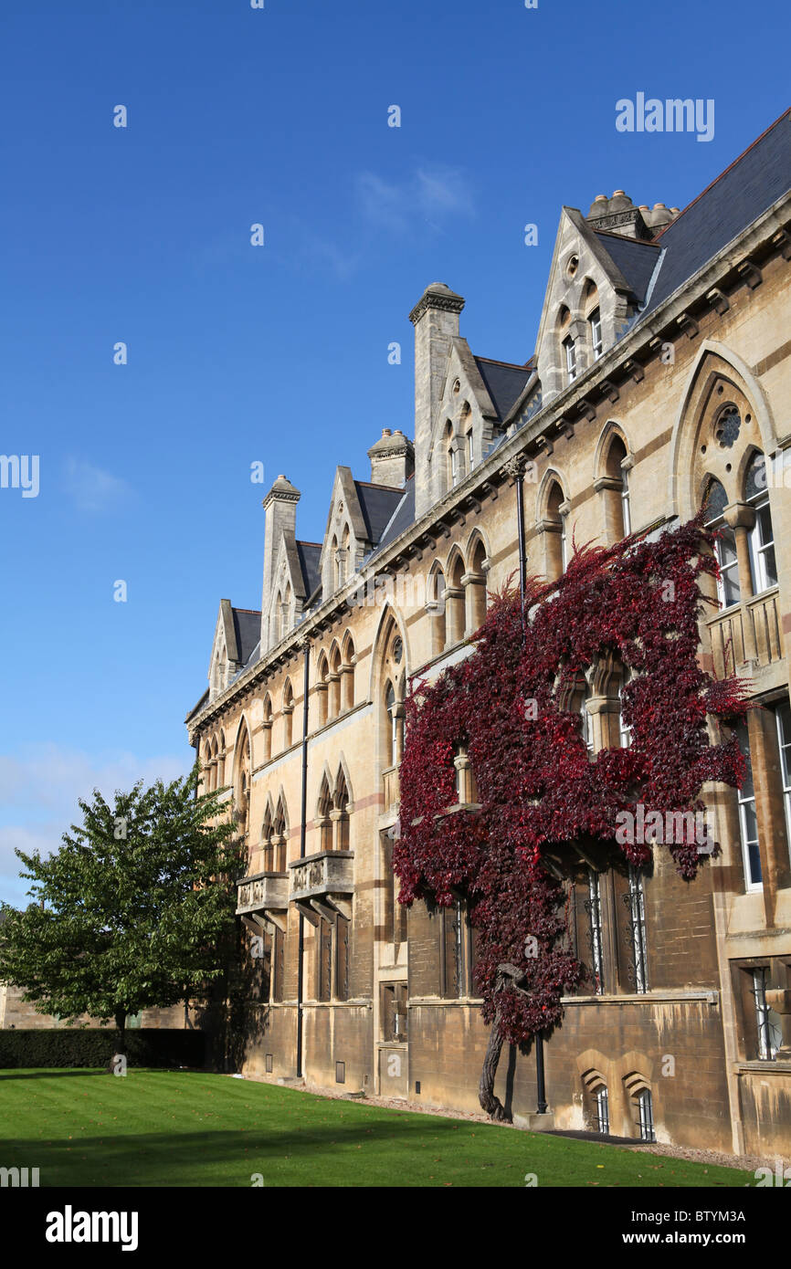 Christ Church, famous University college in Oxford, England Stock Photo