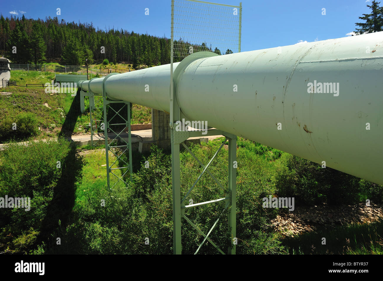 Moffat Water tunnel, Fraser river basin, Fraser, Colorado Stock Photo Alamy