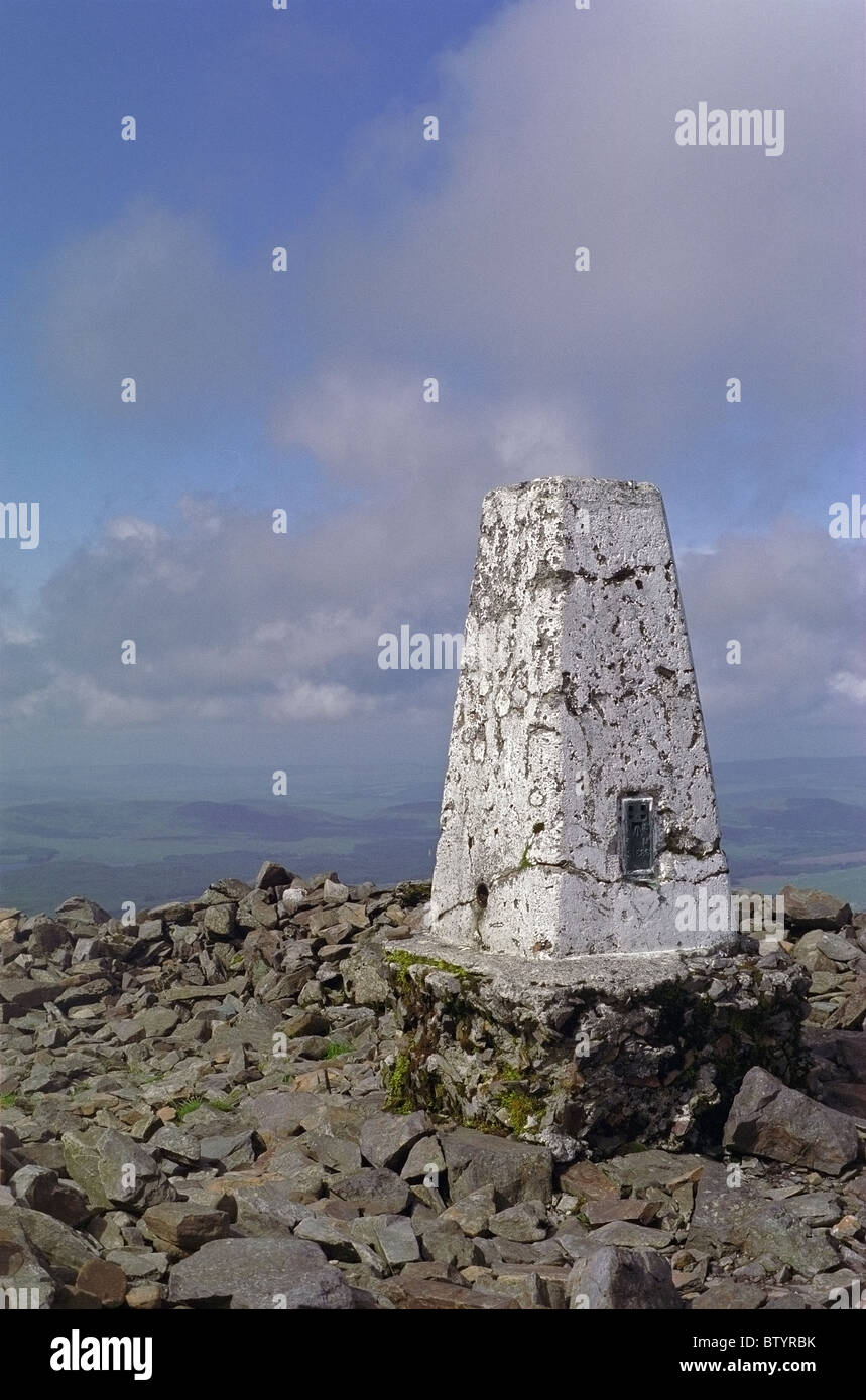 Triangulation Point at the Summit of The Merrick, Galloway Forest Park