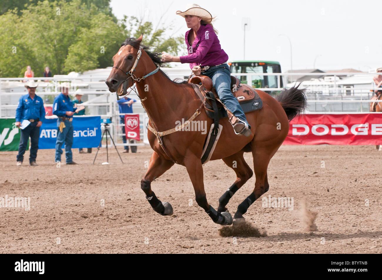 Cowgirls Barrel Racing High Resolution Stock Photography and Images - Alamy