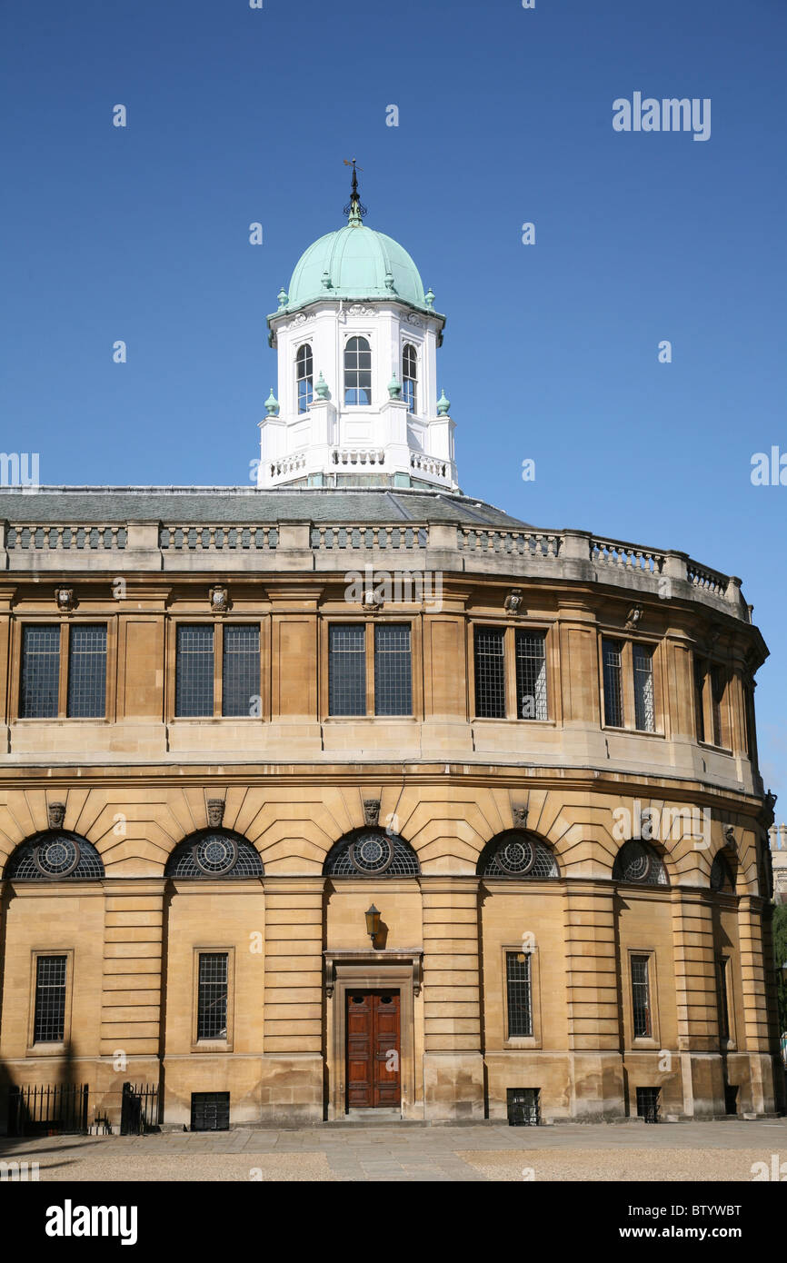 Oxford University, Sheldonian Theatre Stock Photo
