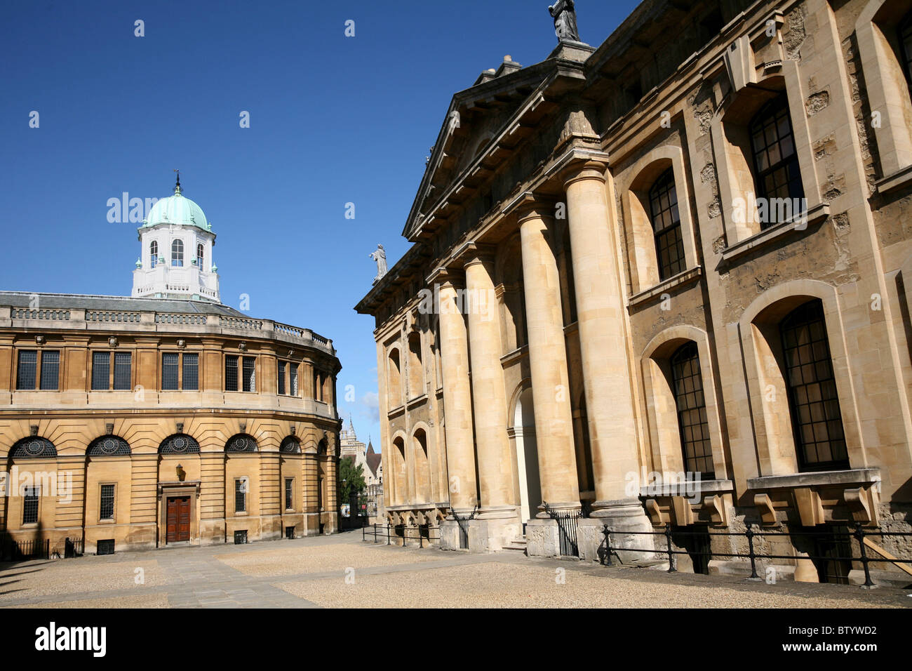 Oxford University, Sheldonian Theatre Stock Photo