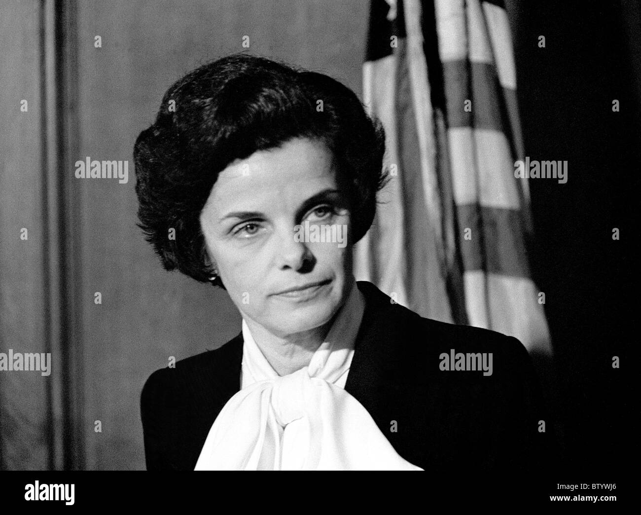 Dianne Feinstein appointed Mayor after Mayor Moscone assassination, San Francisco, California. 12/04/1978 Stock Photo