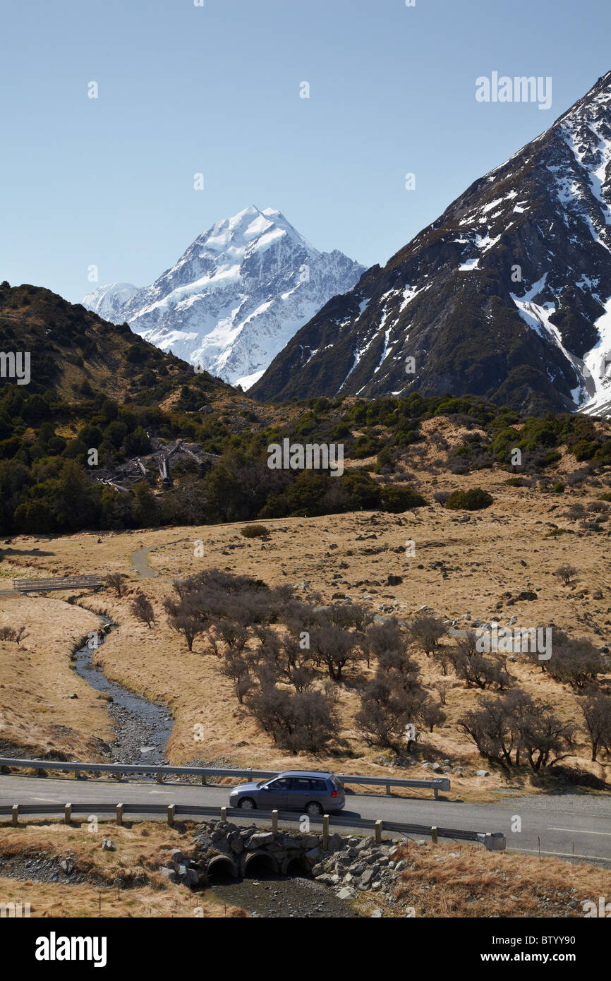 Aoraki Mount Cook, Mackenzie Country, South Canterbury, South Island ...