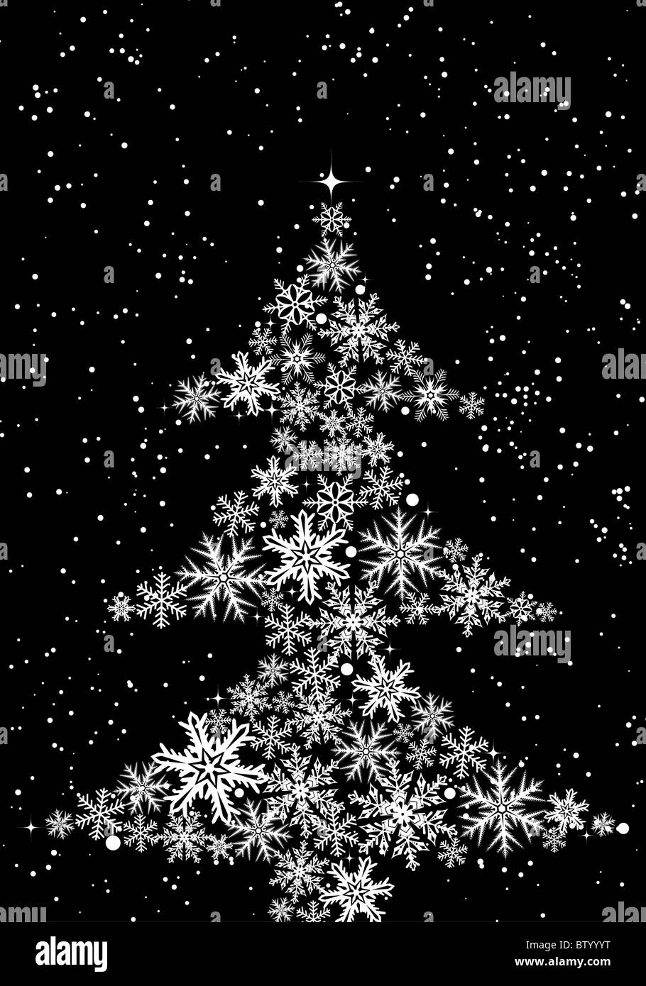 Christmas background with stylized tree, element for design, vector ...