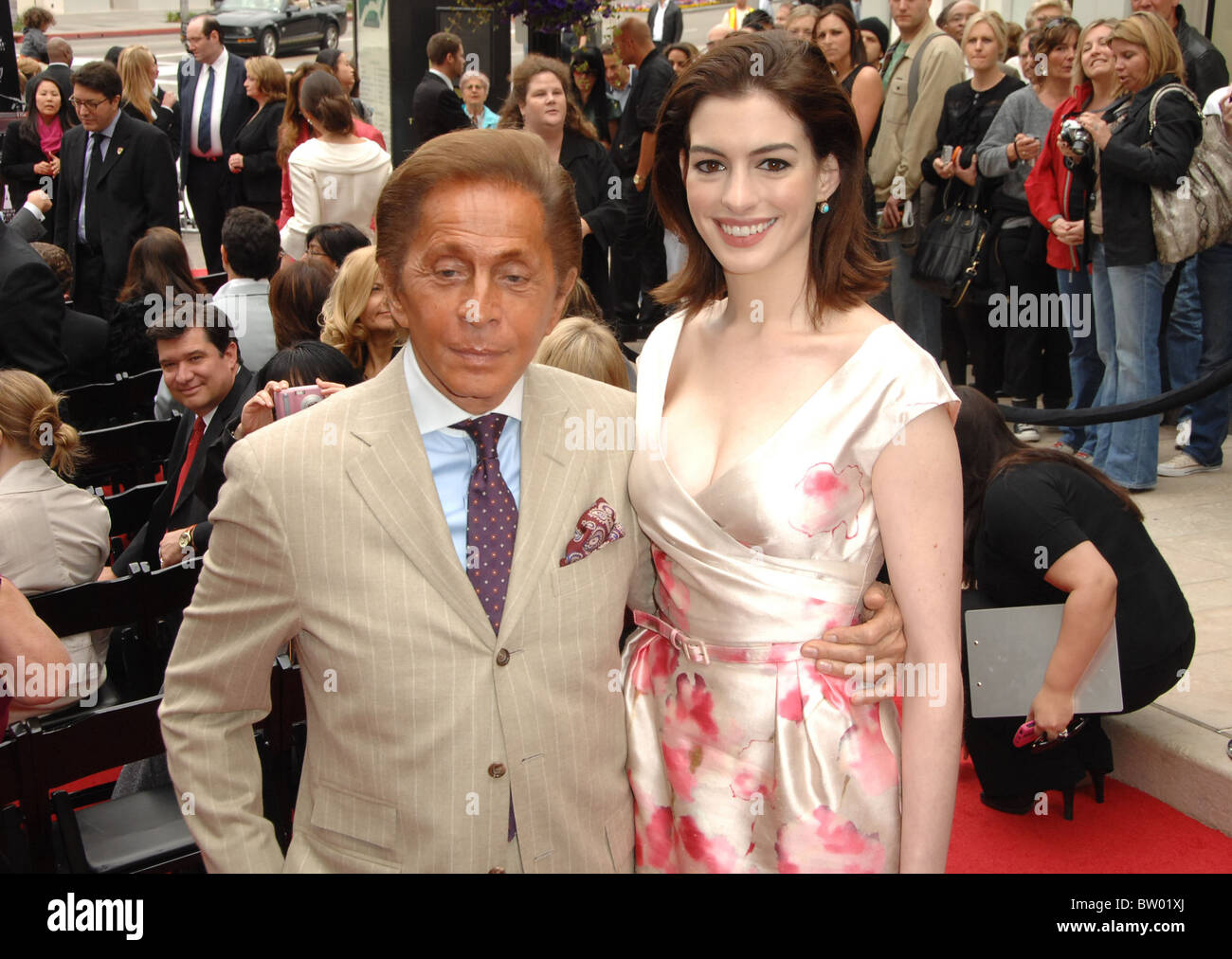 Rodeo Drive Walk of Style Award to Valentino Garavani Stock Photo - Alamy