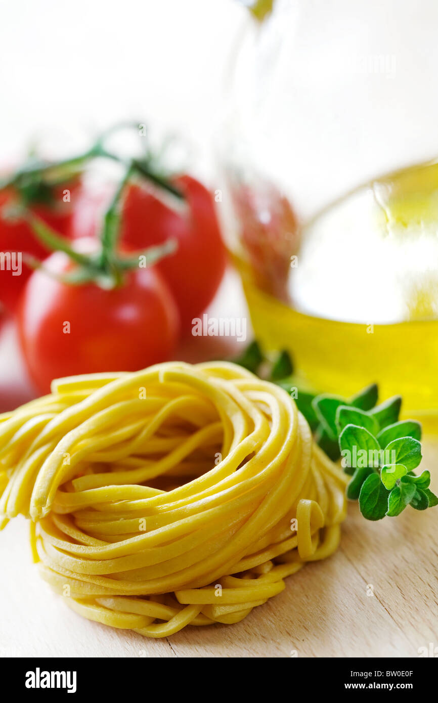 fettuccine Stock Photo