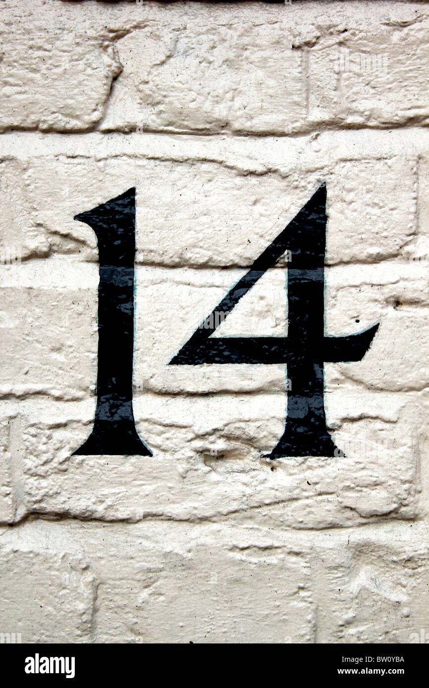 Number 14 hi-res stock photography and images - Alamy