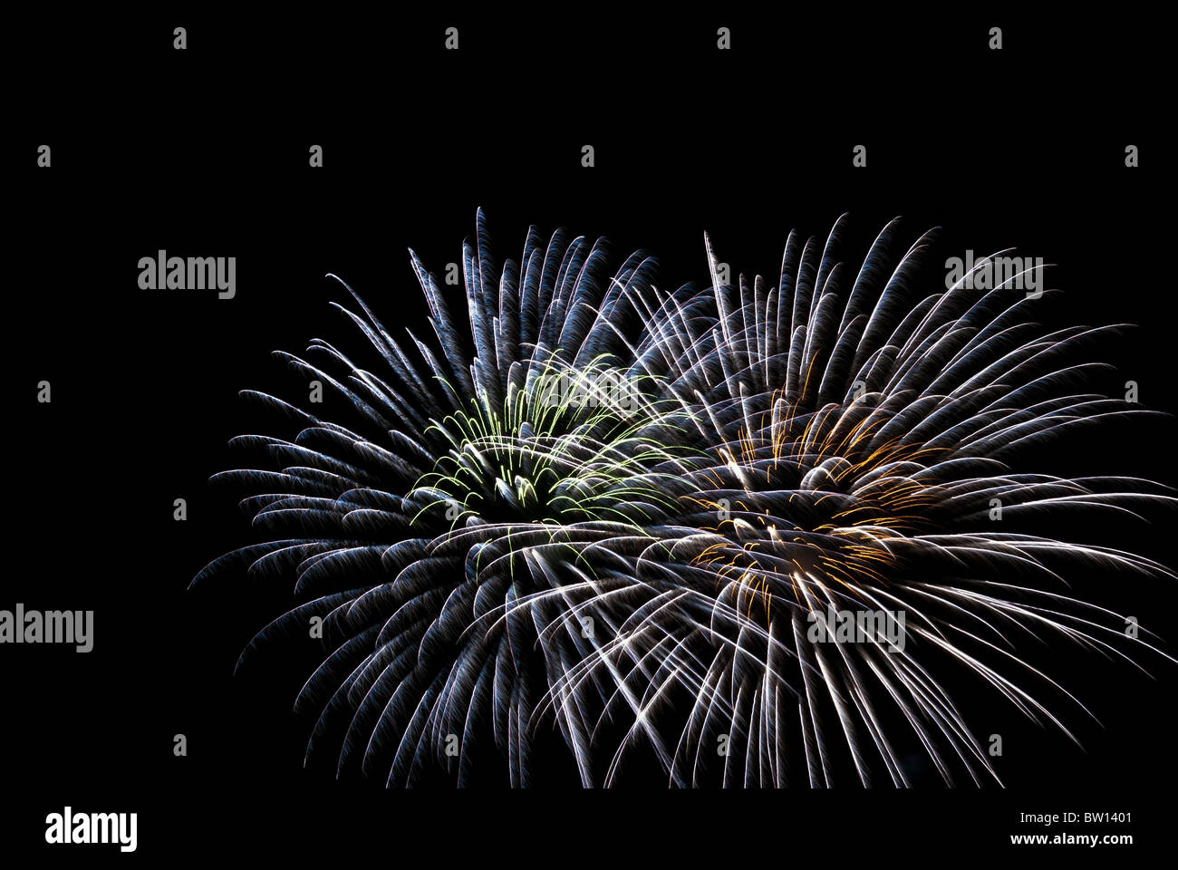 Fireworks light up the dark sky Stock Photo - Alamy