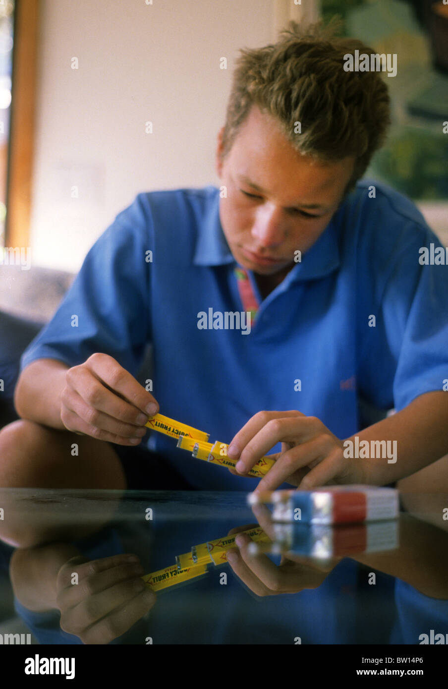 teen boy choose chewing gum over cigarettes health choice addiction hooked resist cold turkey
