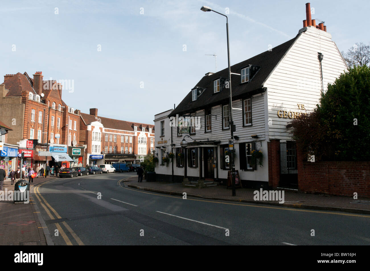 The George Inn in the High Street, Beckenham, Kent, England Stock Photo