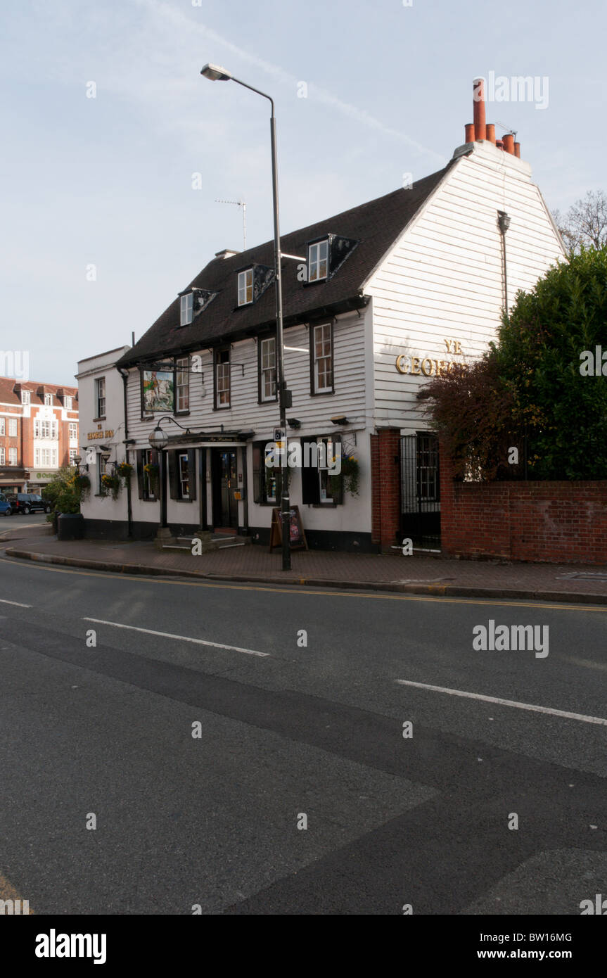 The George Inn in the High Street, Beckenham, Kent, England Stock Photo