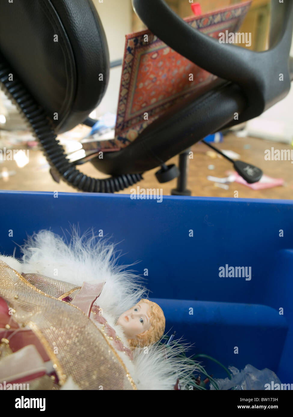 Abandoned personal property left behind in a bankowned foreclosure in Bozrah, Connecticut