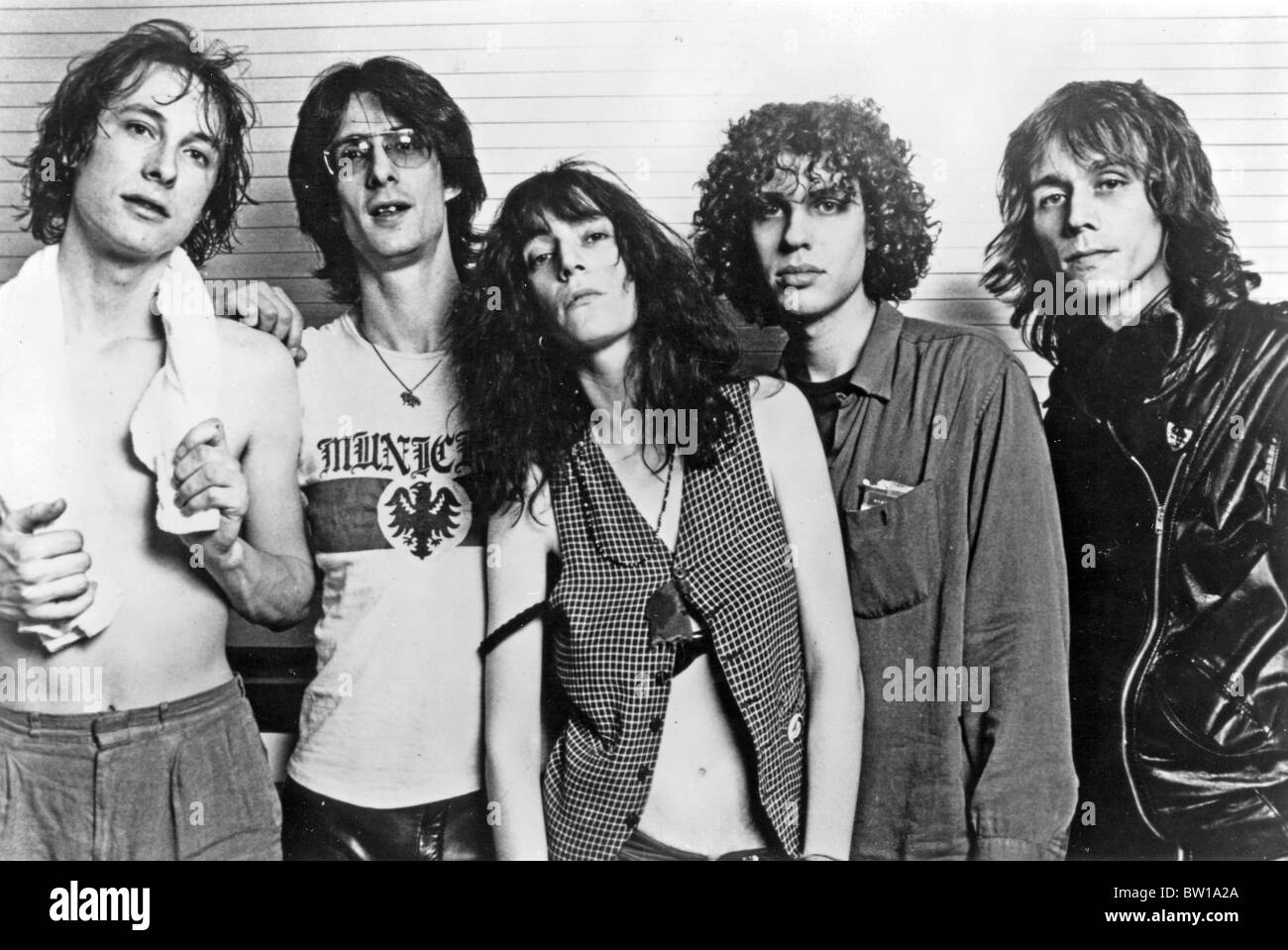 PATTI SMITH GROUP - Promotional photo of US rock group Stock Photo