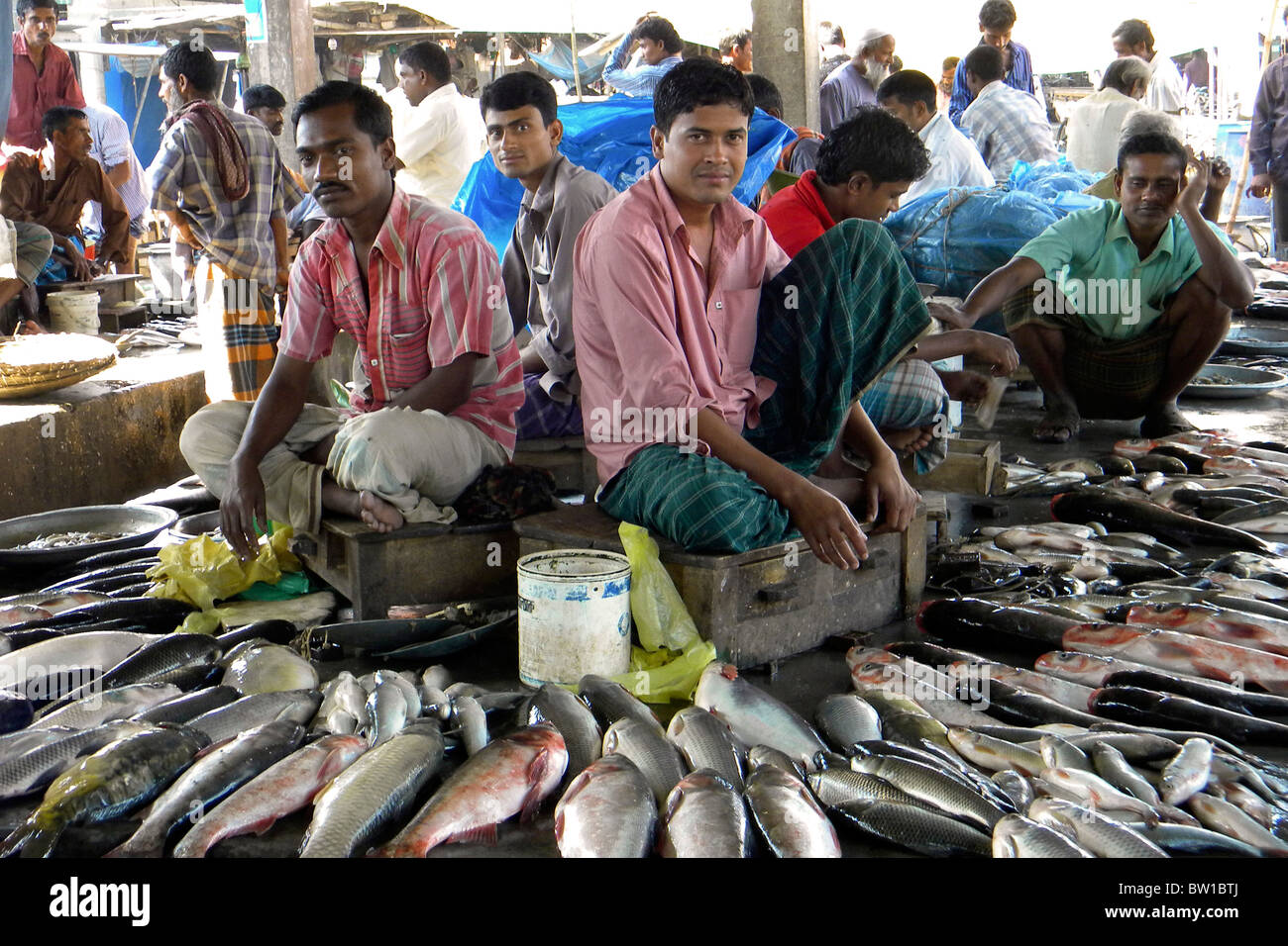 Fish market, Dhaka, Bangladesh Stock Photo Alamy