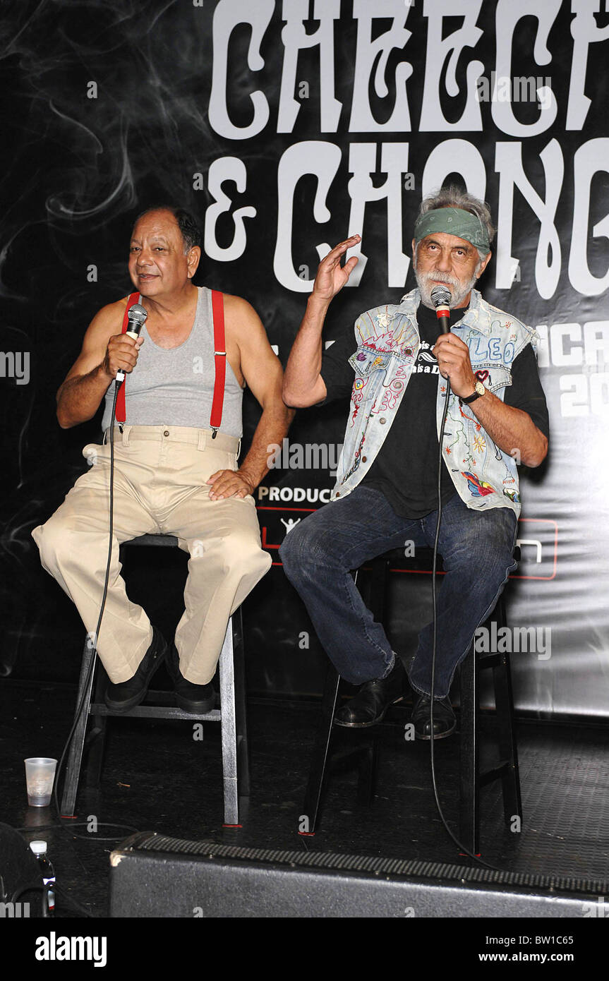CHEECH and CHONG Comedy Reunion Tour Announcement Stock Photo Alamy