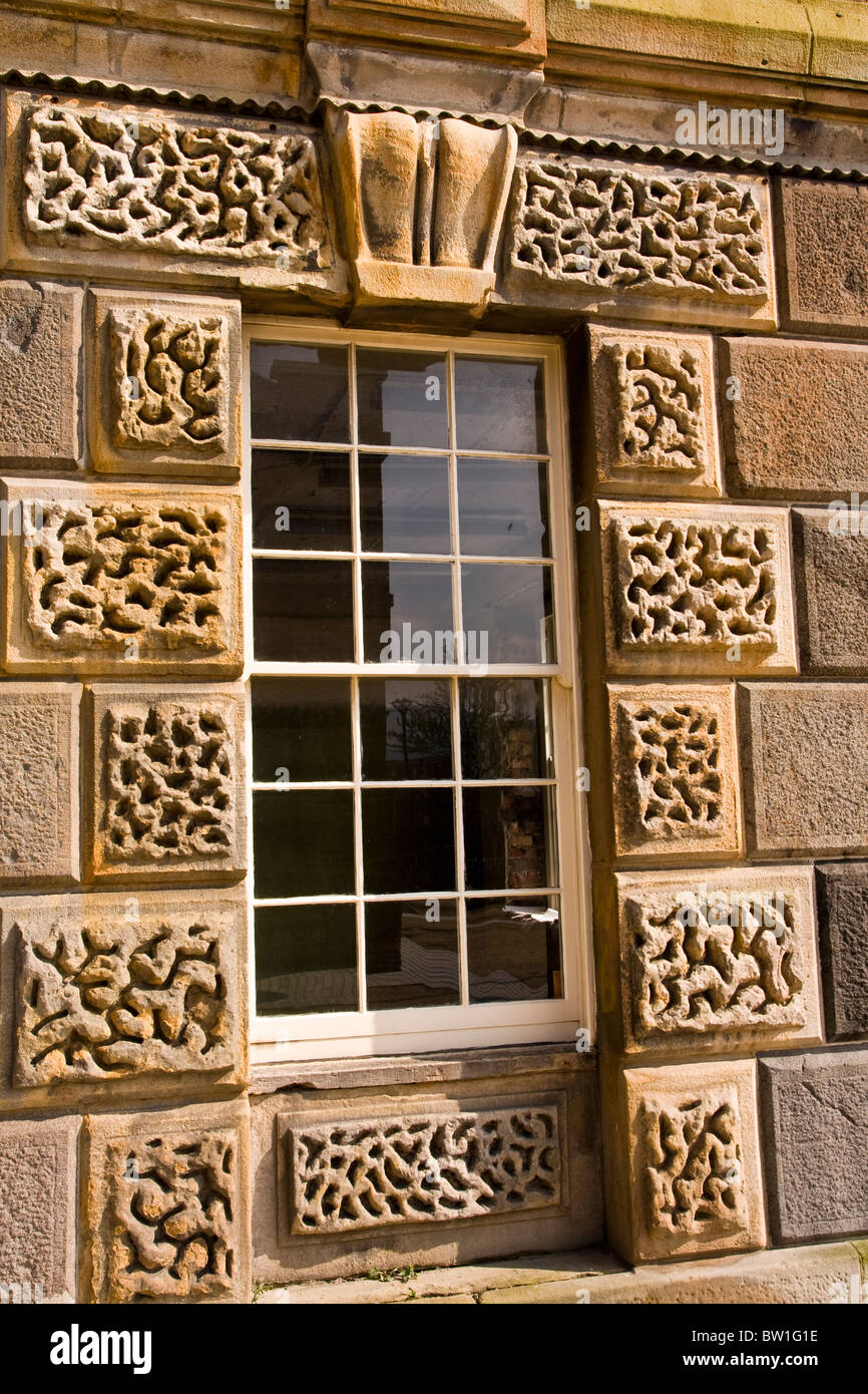 Detail of Victorian window Stock Photo