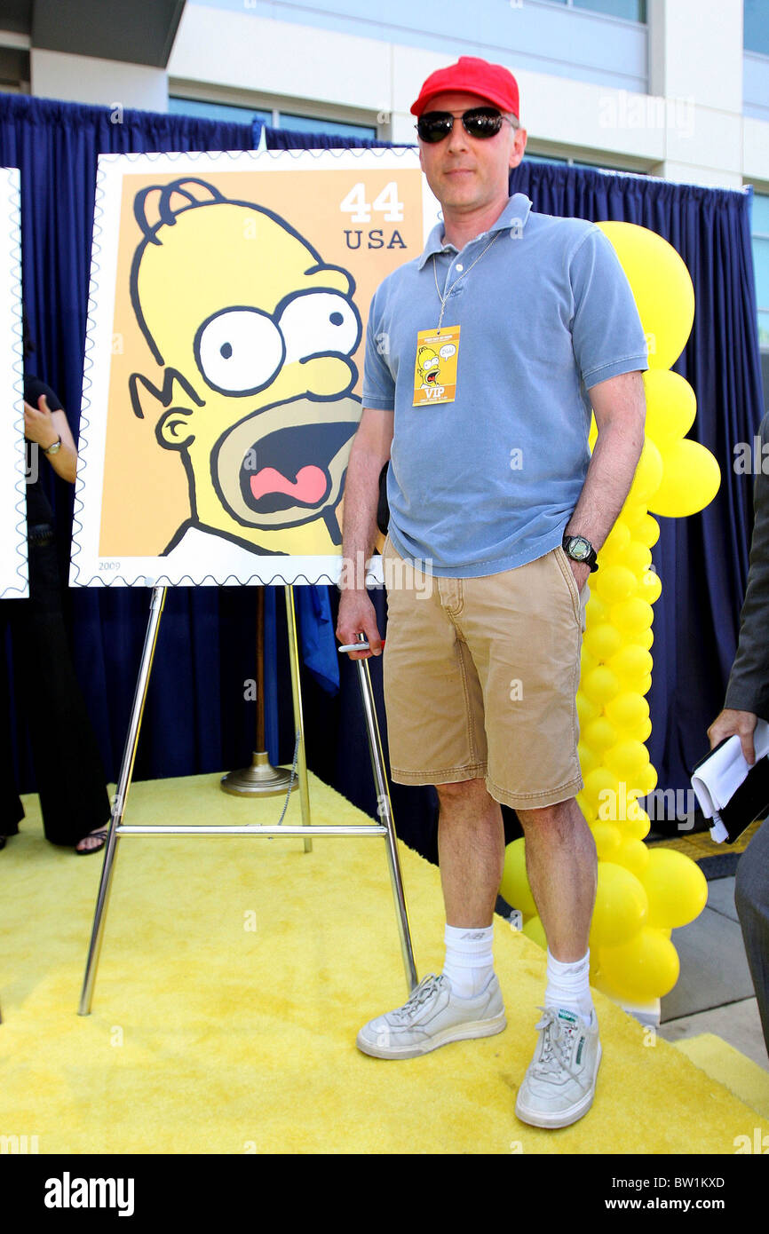 THE SIMPSONS 1st Day of Issue US Postal Service Stamp Dedication