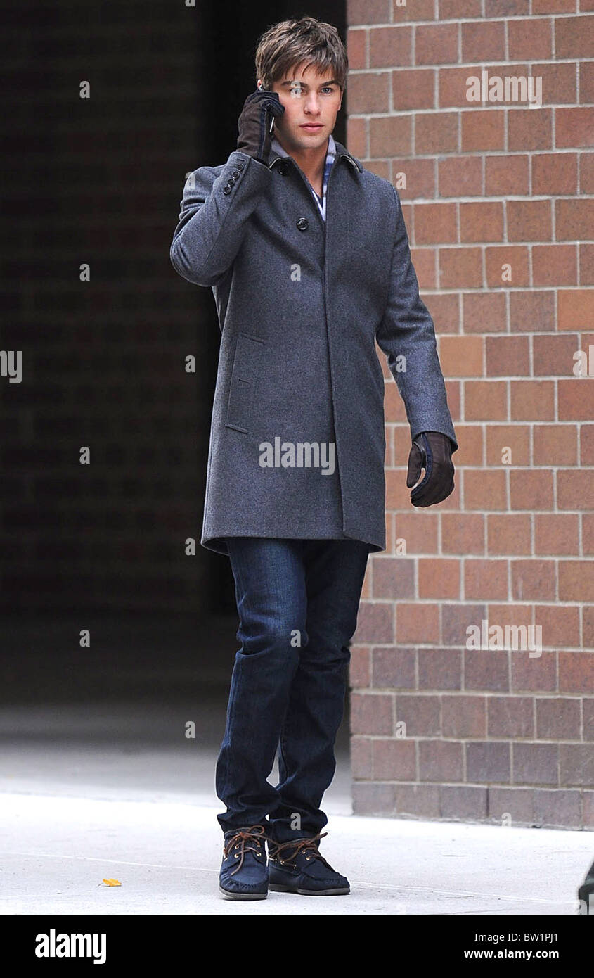 GOSSIP GIRL Filming in Manhattan Stock Photo Alamy