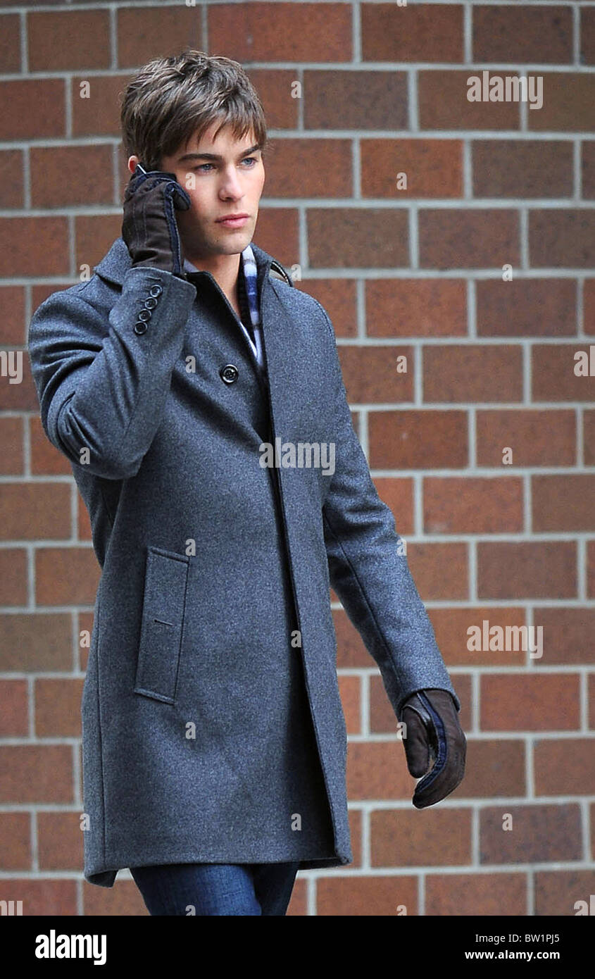 GOSSIP GIRL Filming in Manhattan Stock Photo Alamy