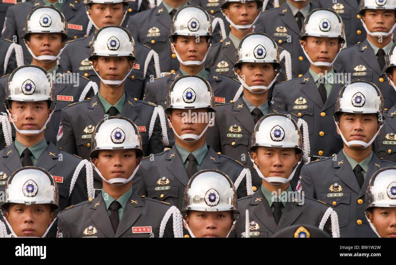 Honour Guard of the Republic of China Taiwan Stock Photo