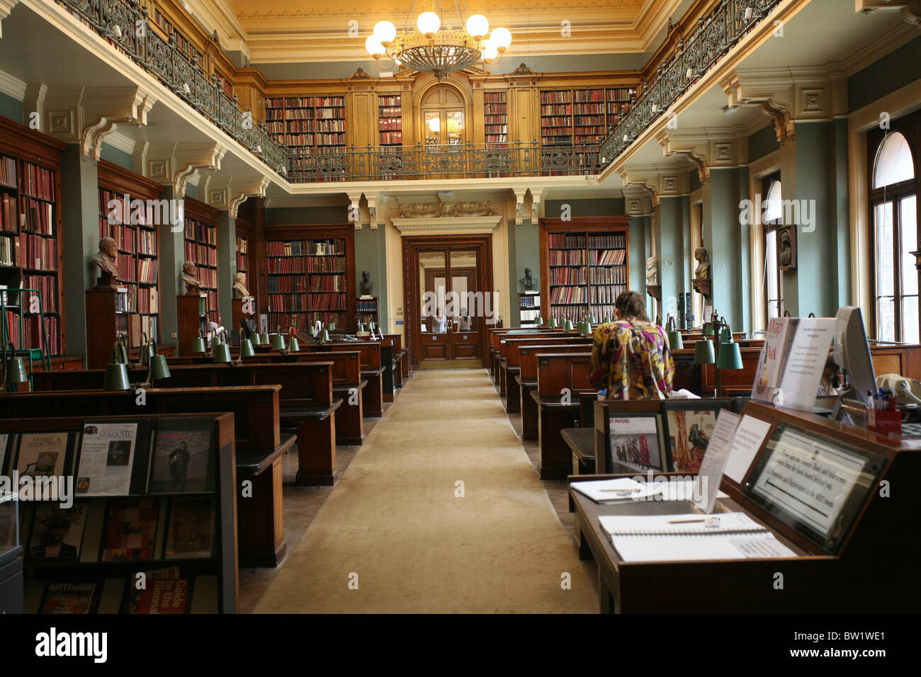 Victoria and Albert Museum Library Stock Photo