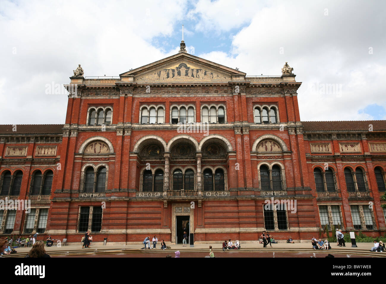 Victoria and Albert Museum Central Courtyard Stock Photo