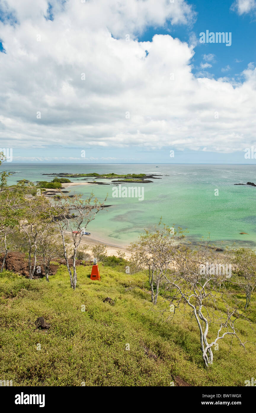 Galapagos Islands, Ecuador. Small bay near Post Office Bay, Isla Santa ...